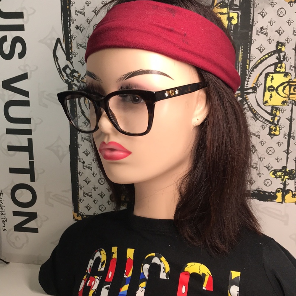 Luxury New Authentic Gucci GG0349O 006 Eyeglasses